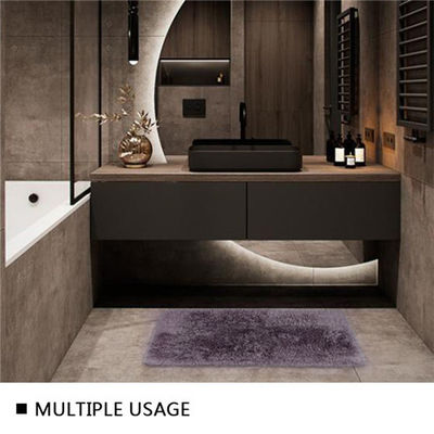 Rectangle Yarn Weight 1310GSM Luxury SPA Bath Rugs Water Absorbent Bathroom Mat
